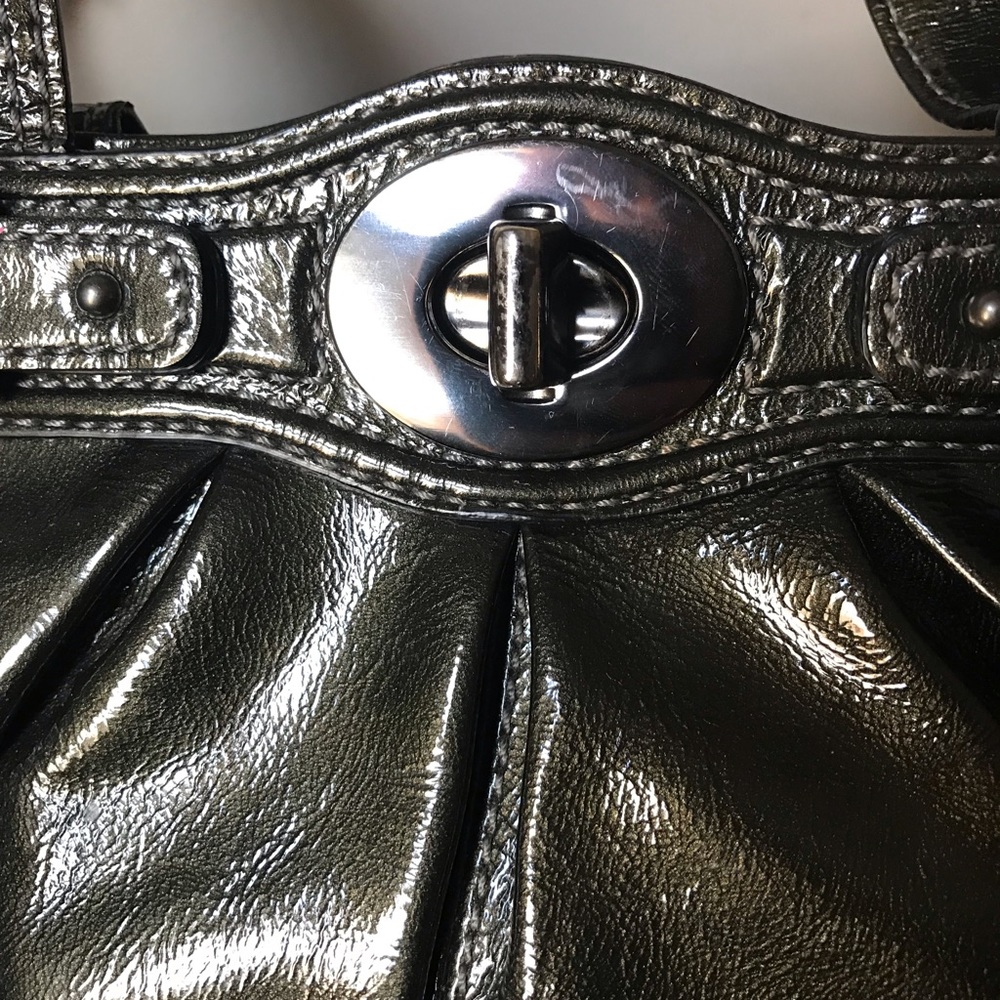 Gift for MOM! COACH BAGS!! BEAUTIFUL SATIN OLIVE GREY BAGS!!